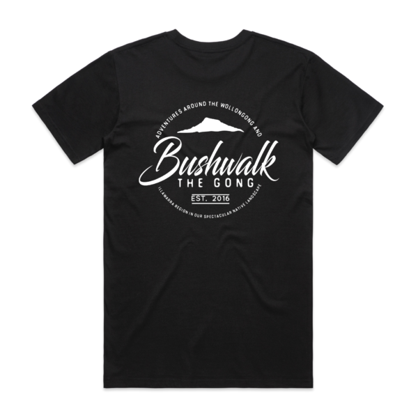 Bushwalk the 'Gong mens t-shirt black